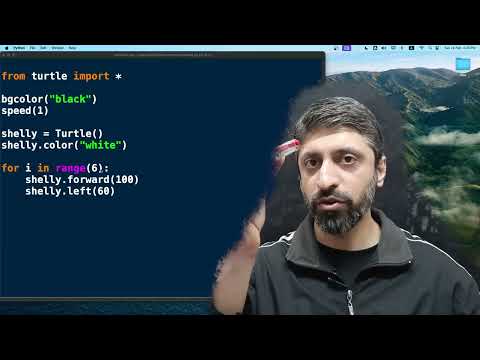 04 Drawing Basic Shapes Using Turtle Graphics Python Urdu