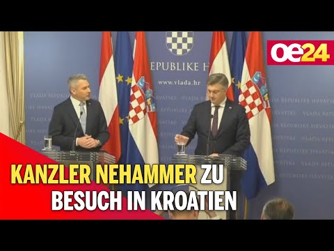 Kanzler Nehammer zu Besuch in Kroatien