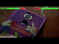 Sausage Party (2016) Injured Juice Box Scene with healthbars