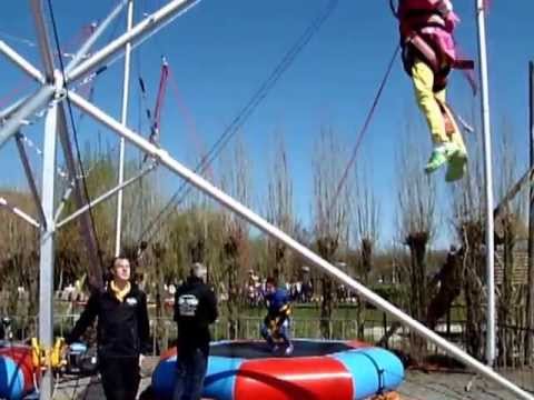 4 in 1 acro bungee trampoline