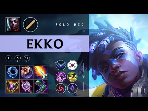 Ekko Mid vs Zed - KR Diamond Patch 25.24