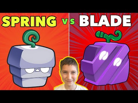 Blade Fruit vs Spring Fruit in Blox Fruits – Which is Better? - YouTube
