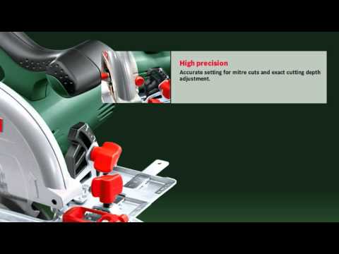 Features Of: The Bosch PKS 55 A Hand-Held Circular Saw