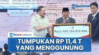 Penampakan Uang Rp 1,4 Triliun Hasil Penyelamatan Uang Negara, Menggunung Setinggi 2 Meter