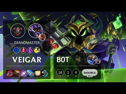 Veigar Bot vs Ezreal - EUW Grandmaster Patch 10.22