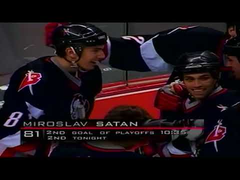 Miroslav Satan Double OT Goal April 23, 1999