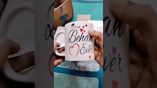 Best Behan Ever Printed for Best Rakhi Gift for Sister # Coffee Mug set# Coming Soon# viral Flipkart