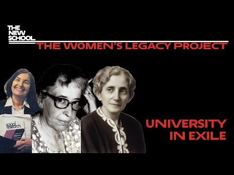 A Refuge for Scholars: The Women Behind the University in Exile | Women’s Legacy Project