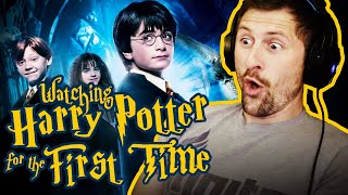 WATCHING HARRY POTTER - FIRST TIME - THE SORCERER'S STONE