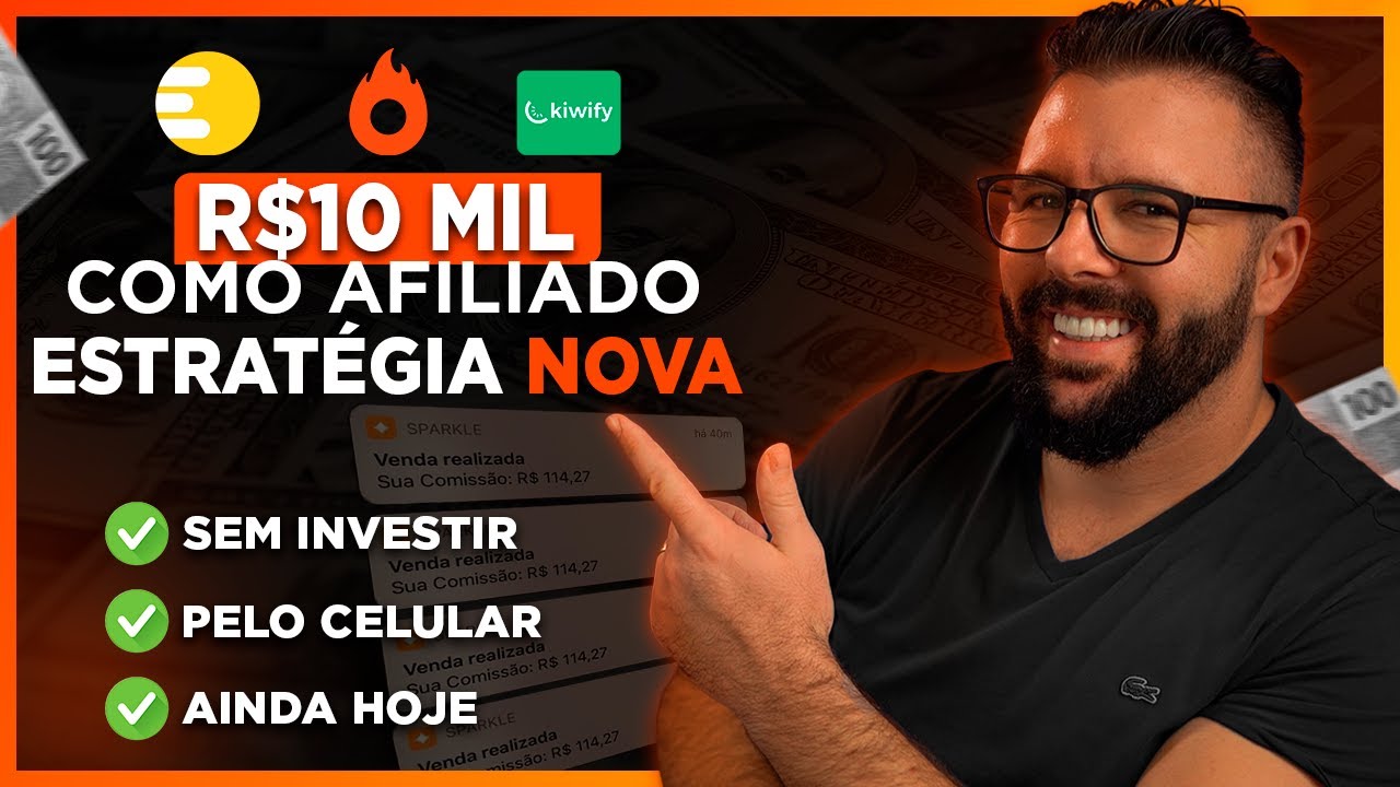 Como Fazer R$10 MIL p/ MÊS Como AFILIADO Começando do ZERO, MÉTODO NOVO QUE FUNCIONA HOJE
