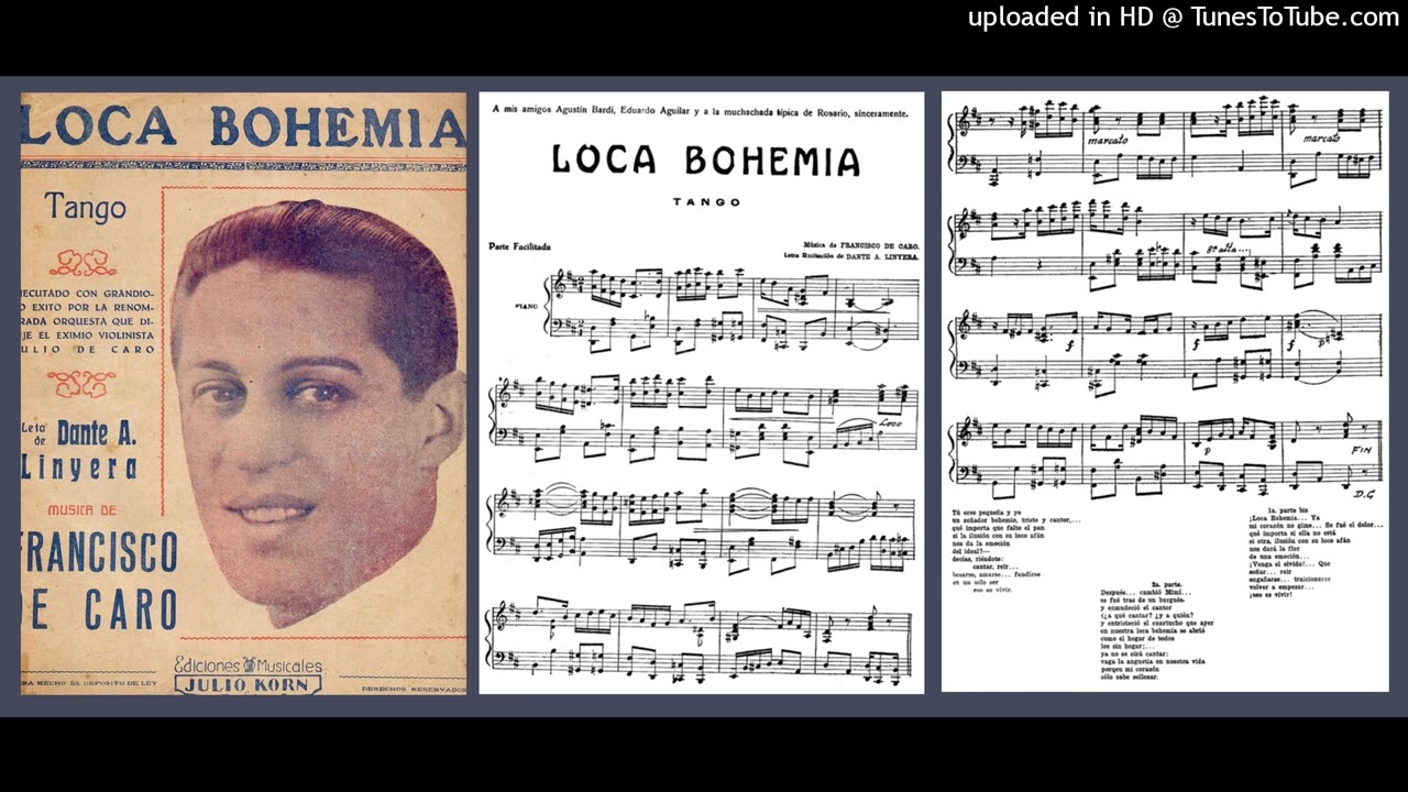 Loca bohemia - Orquesta Típica De Caro - 1928
