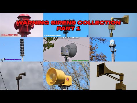 Outdoor Warning Sirens Collection Part 1