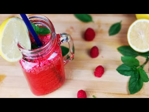 Basil Raspberry Mojito || Refreshing drink