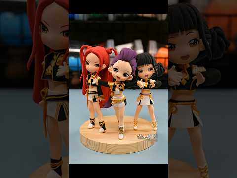 Cute Zoey 😍 KPop Demon Hunters HUNTRIX Golden ✅ making clay art doll