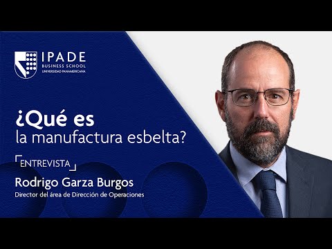 ¿Qué es la manufactura esbelta?