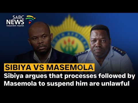 Shadrack Sibiya argues that processes followed by Masemola to suspend him are unlawful