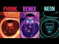 Skibidi Toilet Phonk vs Remix vs Neon All Version