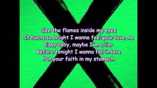 Ed Sheeran - I&#39;m A Mess (Lyrics)