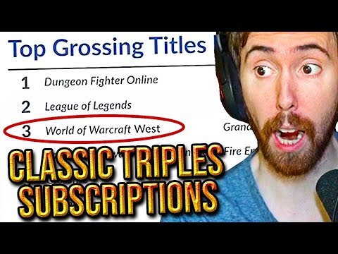 Asmongold Reacts To Classic TRIPLING WoW Subscription Numbers - Bellular
