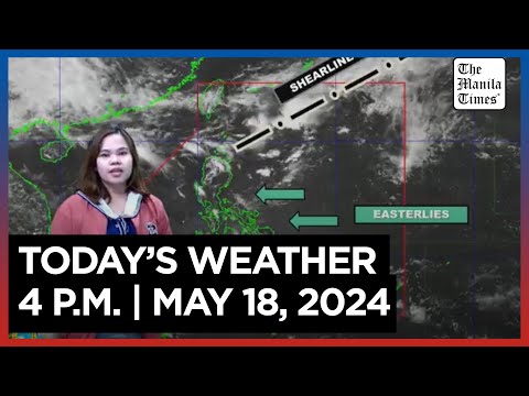 Today's Weather, 4 P.M. May 18, 2024