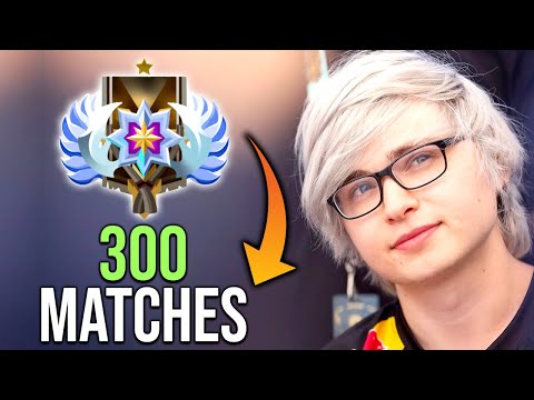 FAMOUS LoL PRO PLAYER gets ANCIENT RANK with only 300 Matches in Dota 2
