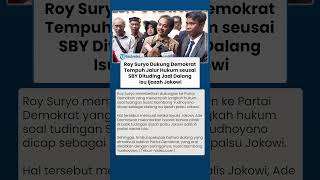 Roy Suryo Dukung Demokrat Tempuh Jalur Hukum seusai SBY Dituding Jadi Dalang Isu Ijazah Jokowi