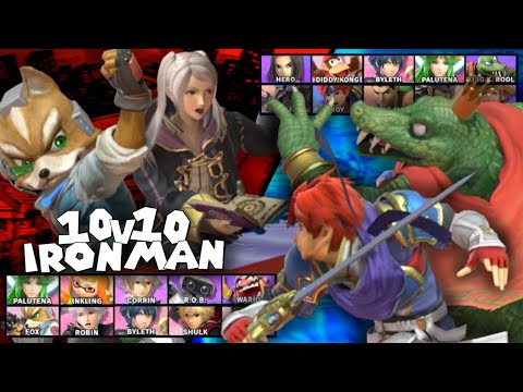 Smash Ultimate 10 v 10 Ironmans are INTENSE!!