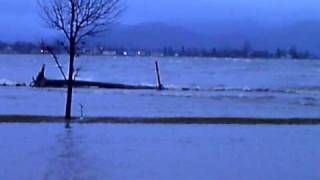 preview picture of video 'Area of Campbellton Flooded.'