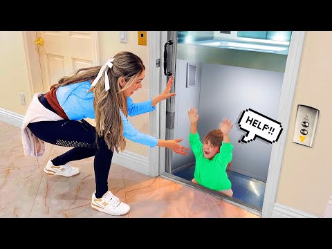Our 3 Year Old Daughter Got Stuck In The Elevator!! | Jancy Family