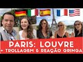 PARIS LOUVRE Trollagem Reação Gringa Gabriel Poliglota