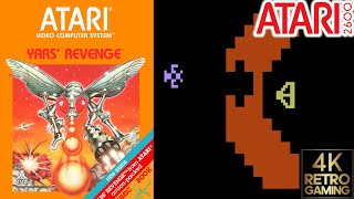 Yars' Revenge Atari 2600 4k Gameplay