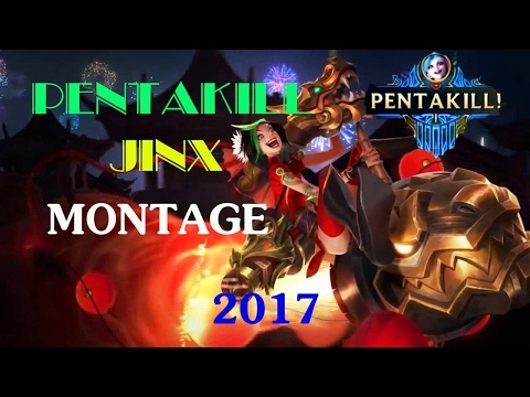 Best Lol Montage - Top 20 Pentakill Jinx 😃 -  Best Jinx Outplays Compilation 2017 (League of Legend