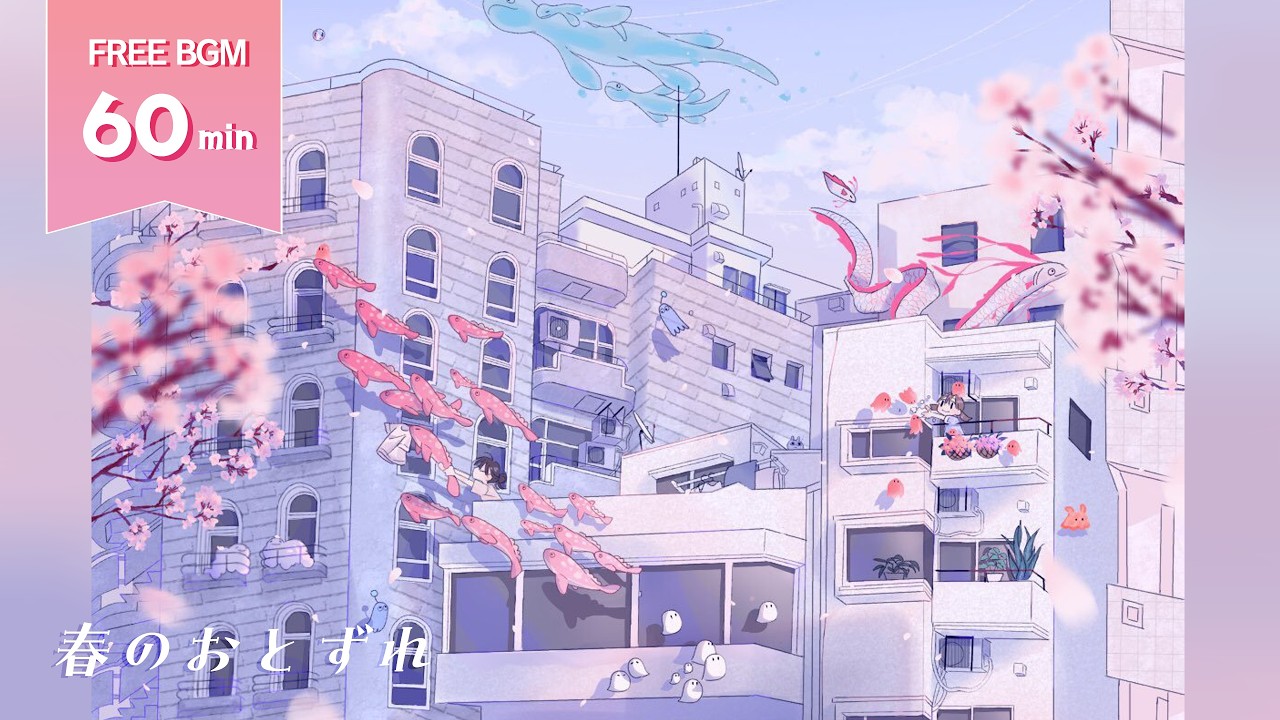 【1時間フリーbgm】春のおとずれ / かわいい、chill、まったり