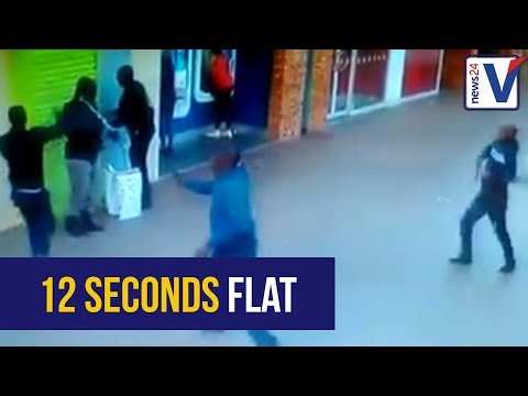 WATCH: Cash heist - gone in 12 seconds