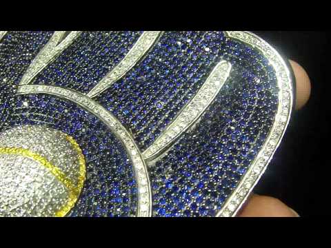 Mr Chris Da Jeweler Custom 3D Baseball Gloves Pendant ( Video No : CP0099)  Get Your Custom Today