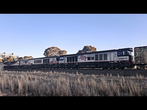 6AM9 SCT up "Dark Ghost" (SCT SCT CSR CSR), Penfield to Laverton, 1655, 9/5/25, Lubeck VIC