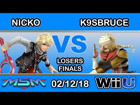 MSM 133 - FAD | Nicko (Shulk) vs. K9sbruce (Sheik) Losers Finals - Smash 4