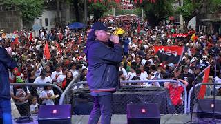 Managua: multitudinaria caminata celebrando victorias y honrando el legado del Cmdte. Julio Buitrago