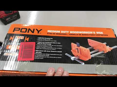 Pony, Medium Duty Woodworker’s Vise / Review And Installation On The New Workbench!