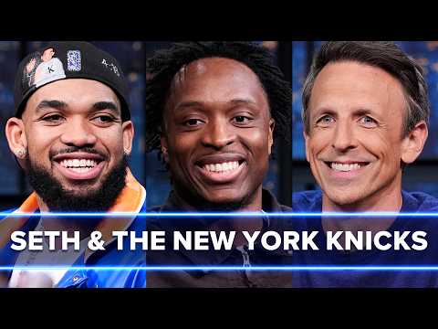 Karl-Anthony Towns and OG Anunoby Celebrate the Knicks' Championship Win; Reflect on Team's Season