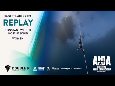AIDA Depth World Championship Ajaccio 2024 - Constant Weight No Fins (CNF) - Women