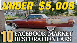 Restoring Rare Classics: Top 10 Dream Cars on Facebook Marketplace