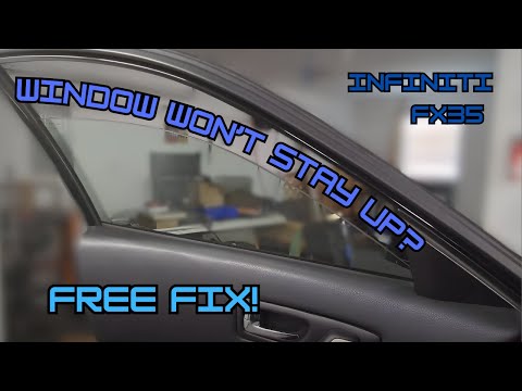 Power Window Problem and The FREE Fix | 2008 Infiniti FX35