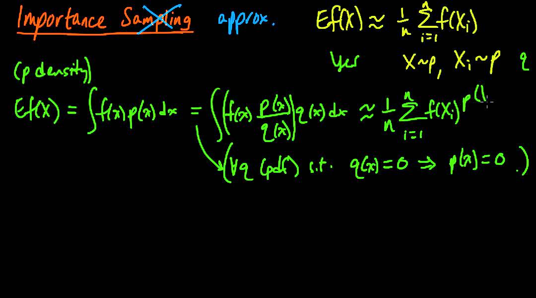 (ML 17.5) Importance sampling - introduction