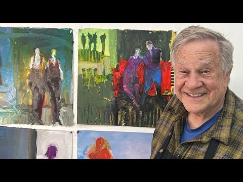 BobBlast 446 - "How I Start an Abstract Painting Using Collage"