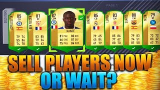 FIFA 18 SHOULD YOU SELL YOUR PLAYERS NOW OR WAIT?? FIFA 18 ULTIMATE TEAM
