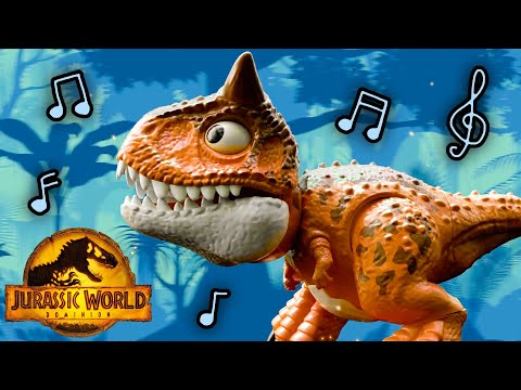 Jurassic World Official Music Video 🦖🎶 | CARNO CHOMP | Mattel Action!