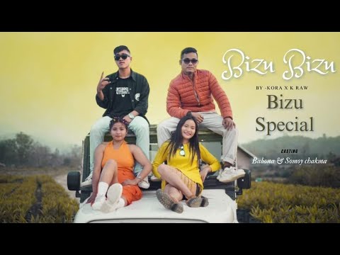 KRAW- BIZU BIZU FT. KORA || BIZU SPECIAL||BABONA & SOMOY|| CHAKMA RAP VIDEO 2K24