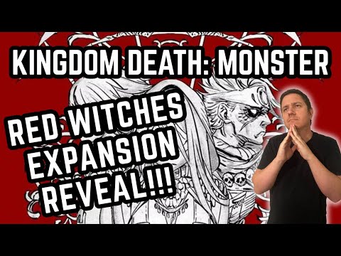 Kingdom Death Monster Red Witches Expansion Unboxing