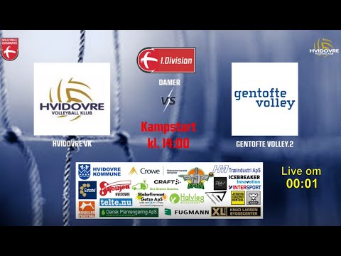 Hvidovre VK vs Gentofte Volley 2    1 division damer   09 marts 2024